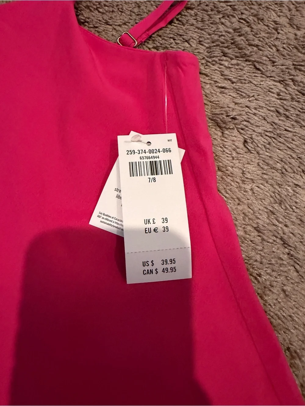 abercrombie kids Hot Pink Spaghetti-Strap Dress